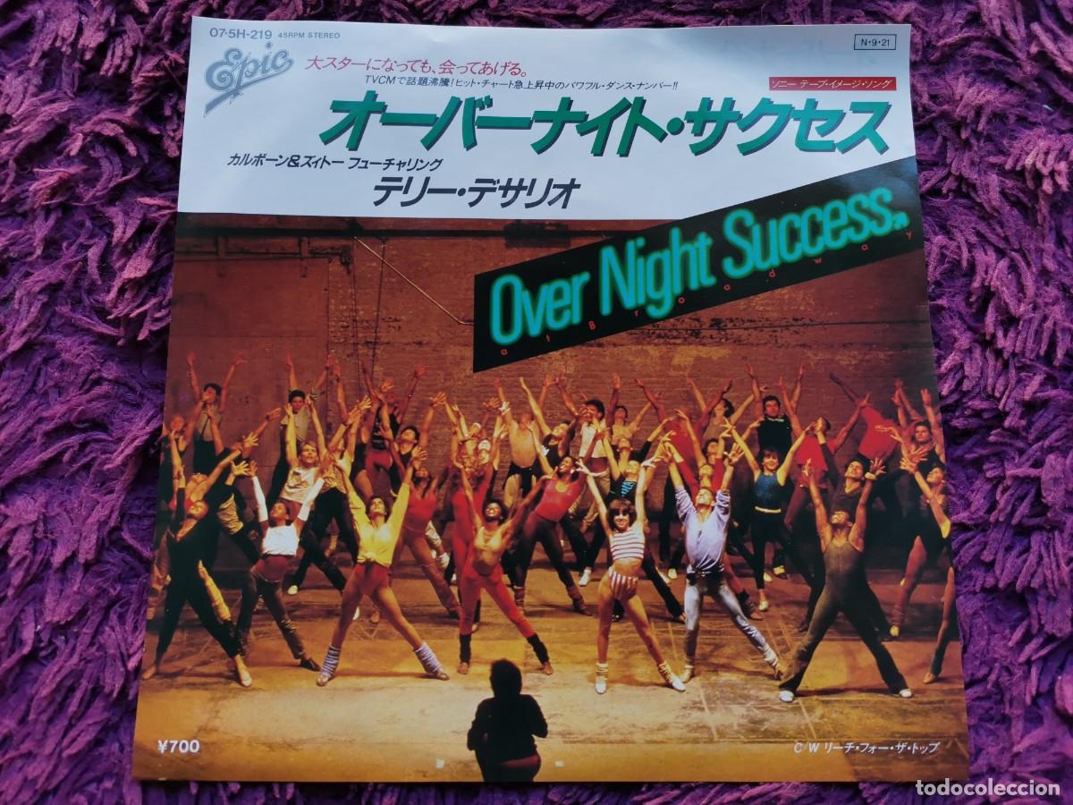 Discos de vinilo: Joey Carbone & Richie Zito Teri Desario -Over Night Success Vinilo 7&rdquo; Single 1984 Japan 075H-219