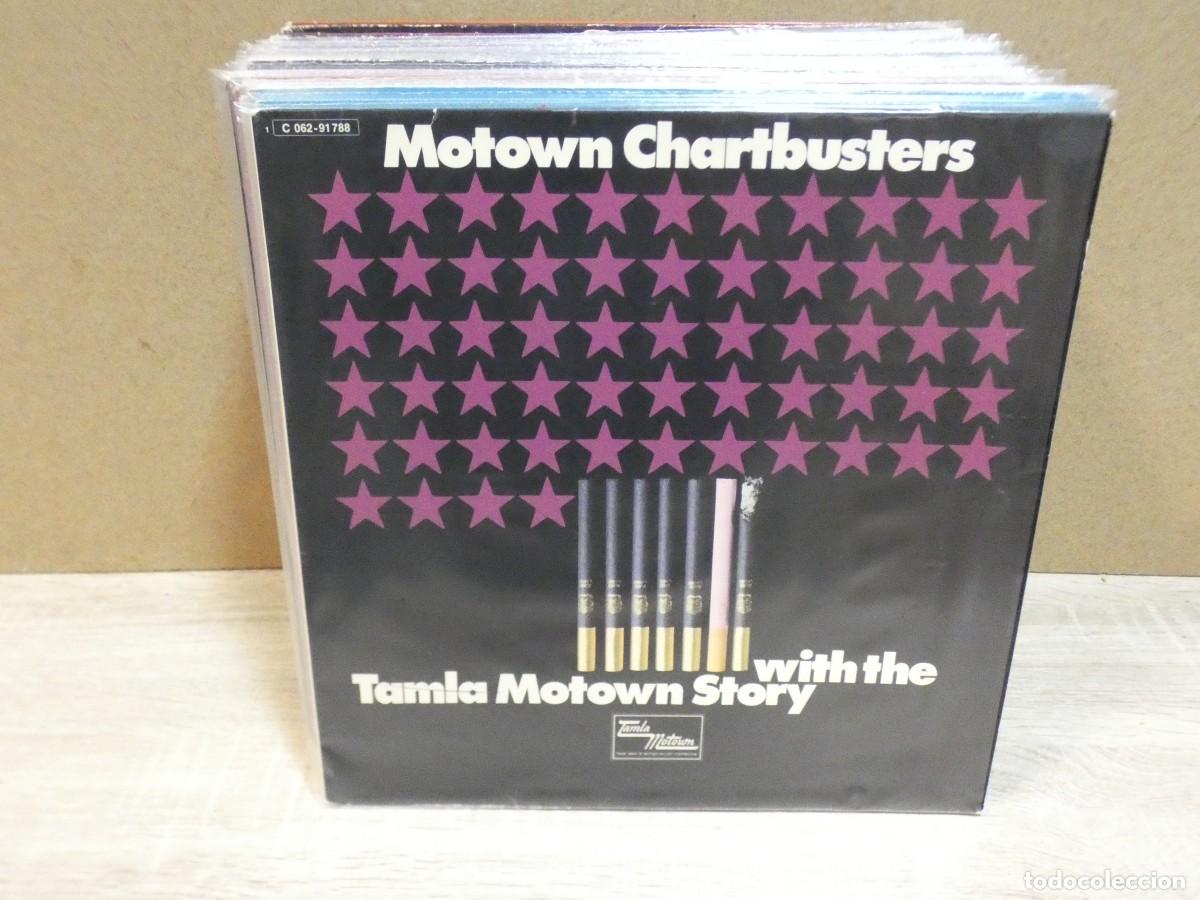Discos de vinilo: ARKANSAS1980 CAJJ812 LP CORRECTISIMO MOTOWN CHARTBUSTERS WITH THE TAMLA MOTOWN STORY
