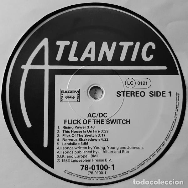 Discos de vinilo: Ac/Dc, Flick Of The Switch - LP - Foto 5