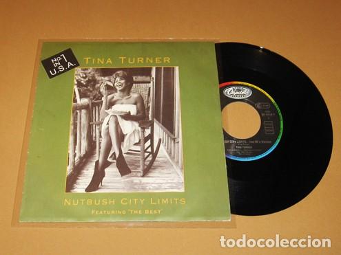 Discos de vinilo: TINA TURNER - NUTBUSH CITY LIMITS (90'S MIX VERSION) / THE BEST - SINGLE - 1991
