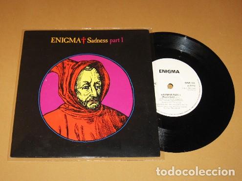 Discos de vinilo: ENIGMA - SADNESS / SADENESS (PART 1) - SINGLE - 1990 - CANTOS GREGORIANOS - MICHAEL CRETU / SANDRA