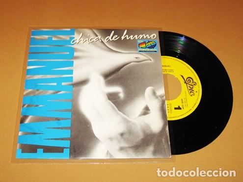 Discos de vinilo: EMMANUEL - CHICA DE HUMO - PROMO SINGLE - 1989 - VERSION ORIGINAL &iexcl;MUY BUSCADO!