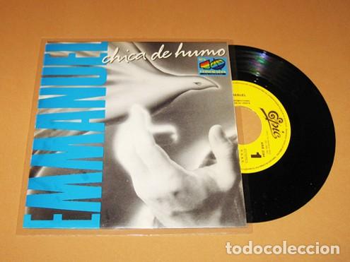 Discos de vinilo: EMMANUEL - CHICA DE HUMO - PROMO SINGLE - 1989 - VERSION ORIGINAL &iexcl;MUY BUSCADO!