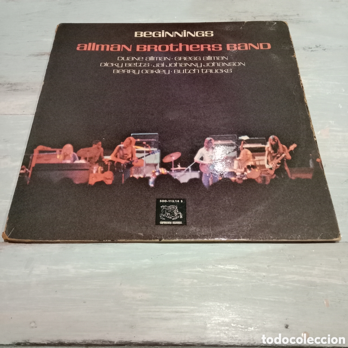 Discos de vinilo: THE ALLMAN BROTHERS BAND - BEGINNINGS - LP DOBLE GATEFOLD