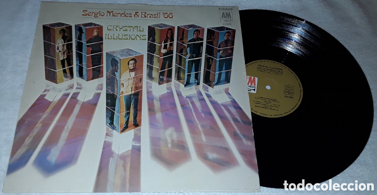 Discos de vinilo: LP - SERGIO MENDEZ & BRASIL 66 - CRYSTAL ILLUSIONS - MADE IN GERMANY - SERGIO MENDEZ