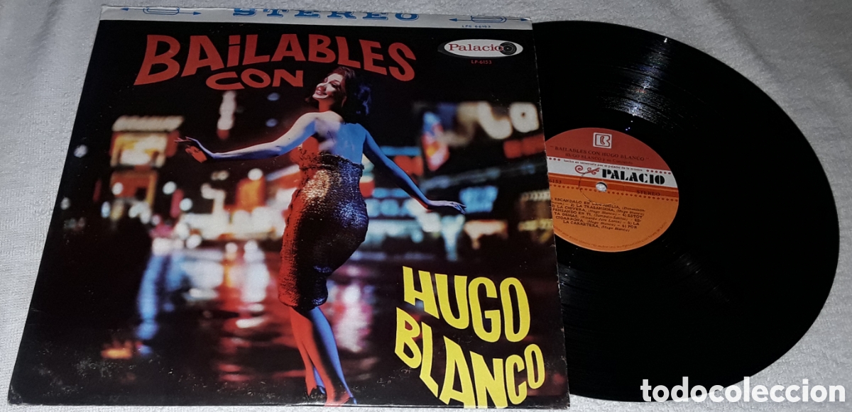 Discos de vinilo: LP - HUGO BLANCO - BAILABLES CON - Hecho en VENEZUELA 1965 - BAILABLES CON HUGO BLANCO