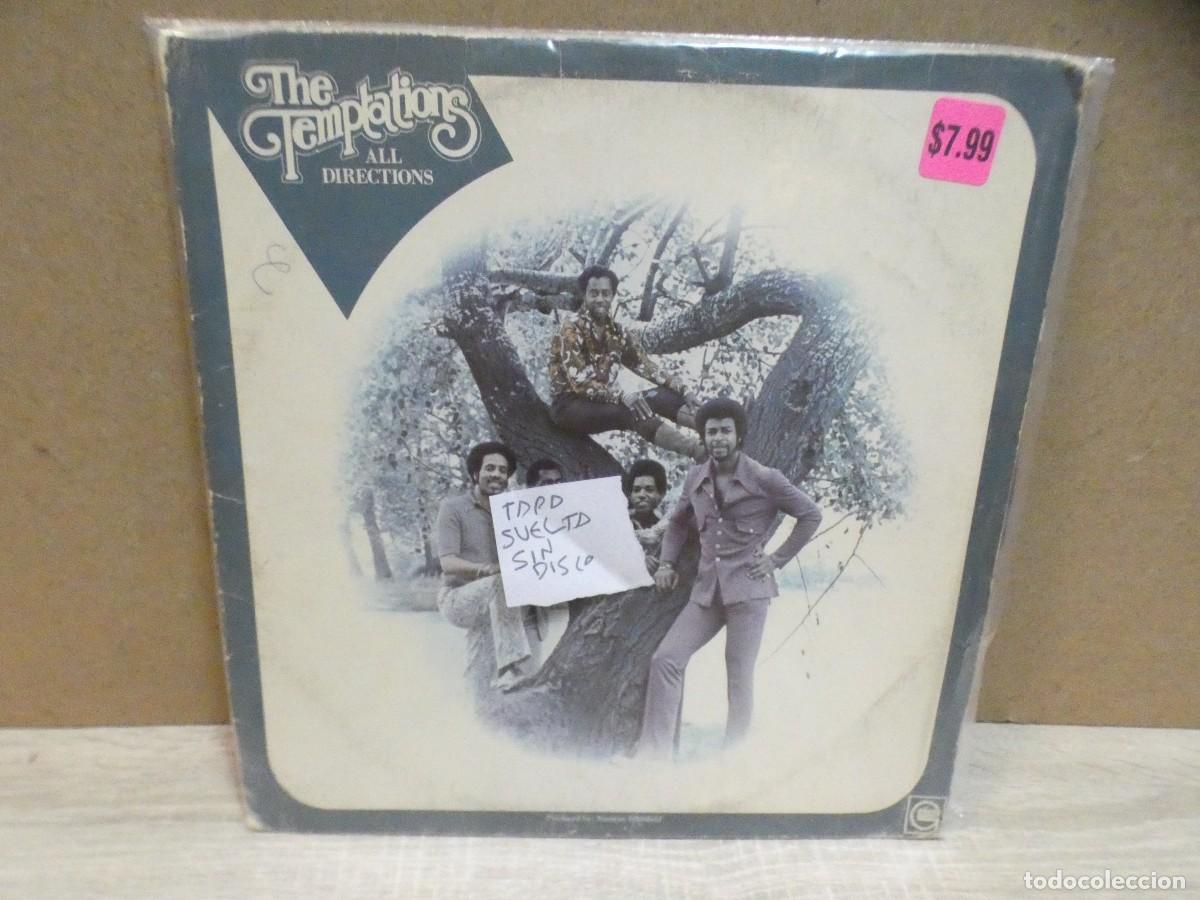 Discos de vinil: ARKANSAS1980 CAJJ804 LP DESTROZADISIMO A TU RIRESGO THE TEMPTATIONS TAPA SUELTA SIN DISCO