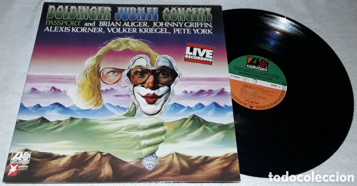 Discos de vinilo: LP- DOLDINGER JUBILEE CONCERT - PASSPORT, BRIAN AUGER, JOHNNY GRIFFIN, ALEXIS KORNER, VOLKER KRIEGEL