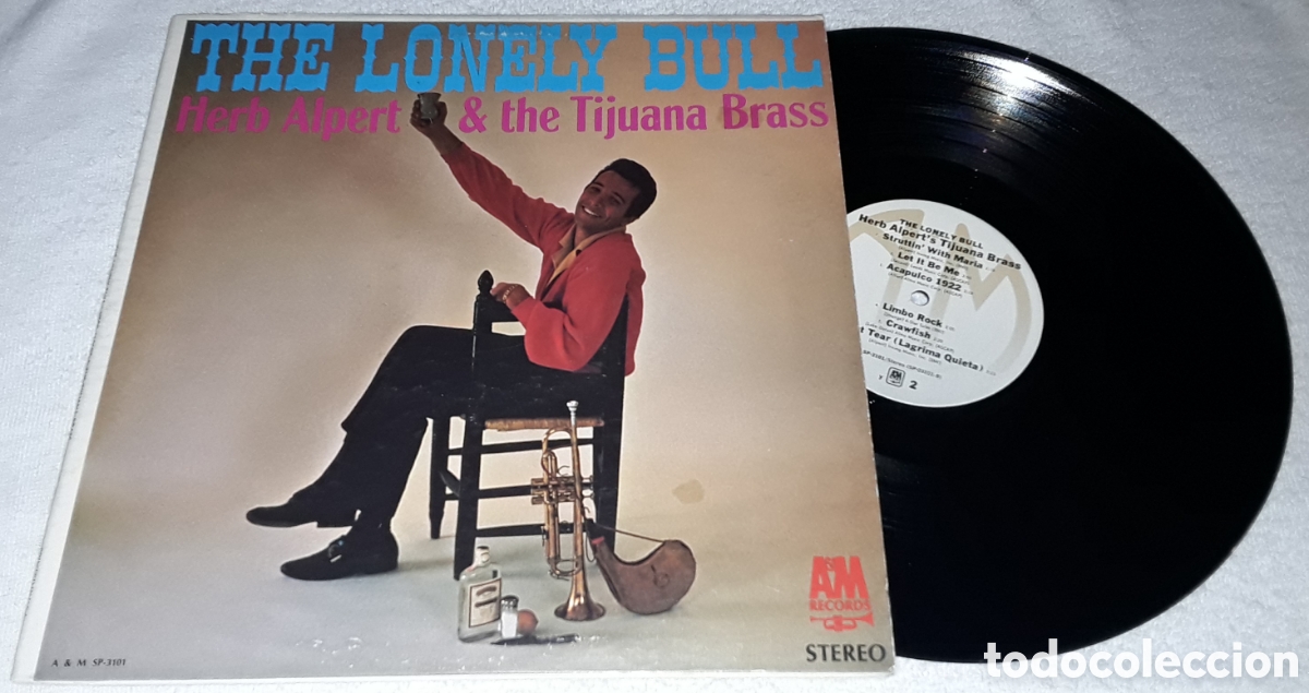 Discos de vinilo: LP - HERB ALPERT & THE TIJUANA BRASS - THE LONELY BULL - MADE IN USA - HERB ALPERT