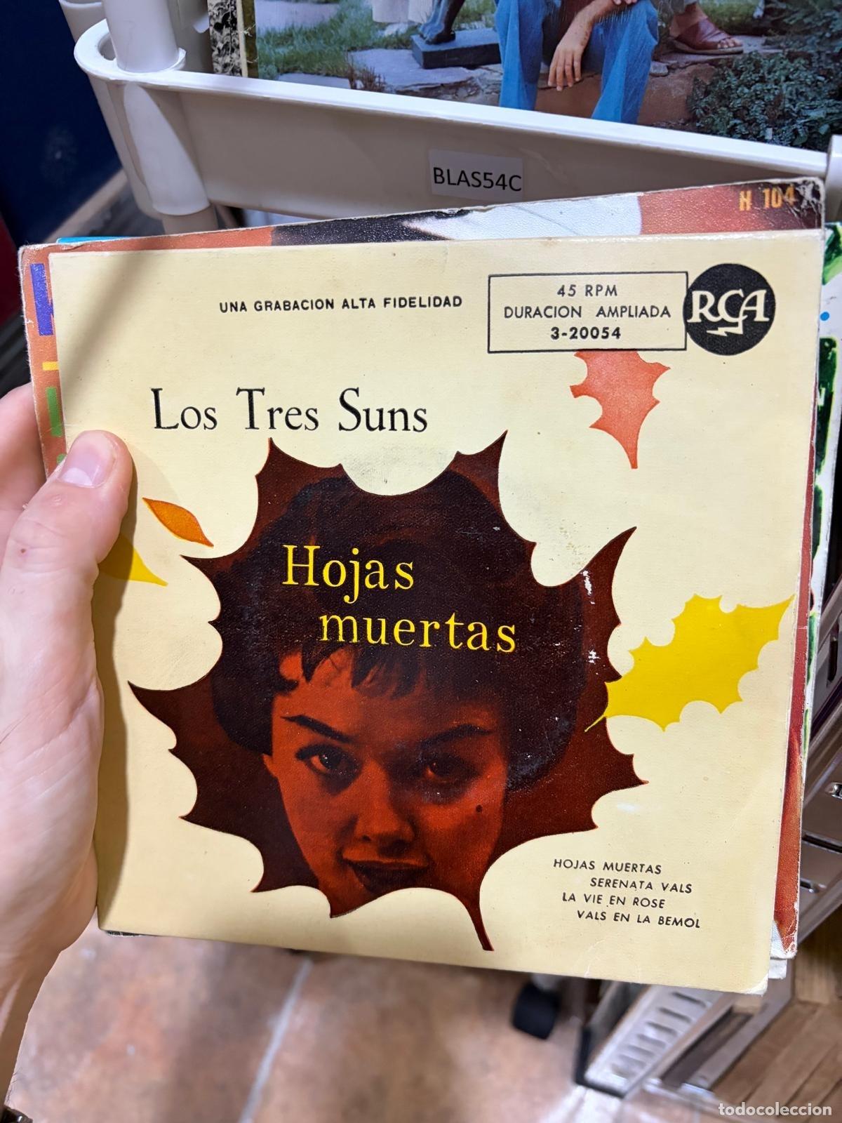 Discos de vinilo: BLAS54C Los Tres Suns Hojas muertas RCA single vinilo