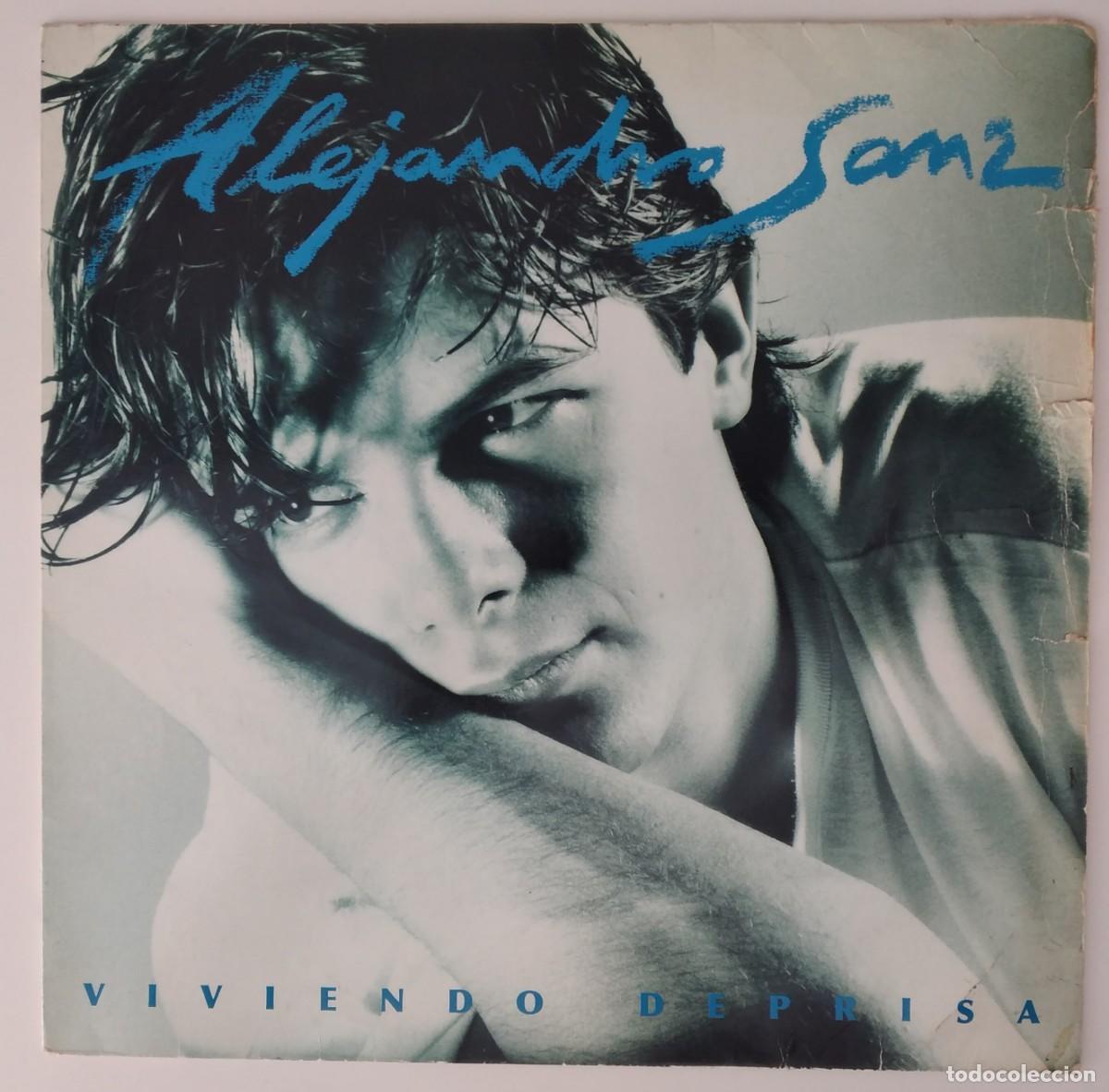 Discos de vinilo: Vinilo: Alejandro Sanz &ndash; Viviendo Deprisa, 1991
