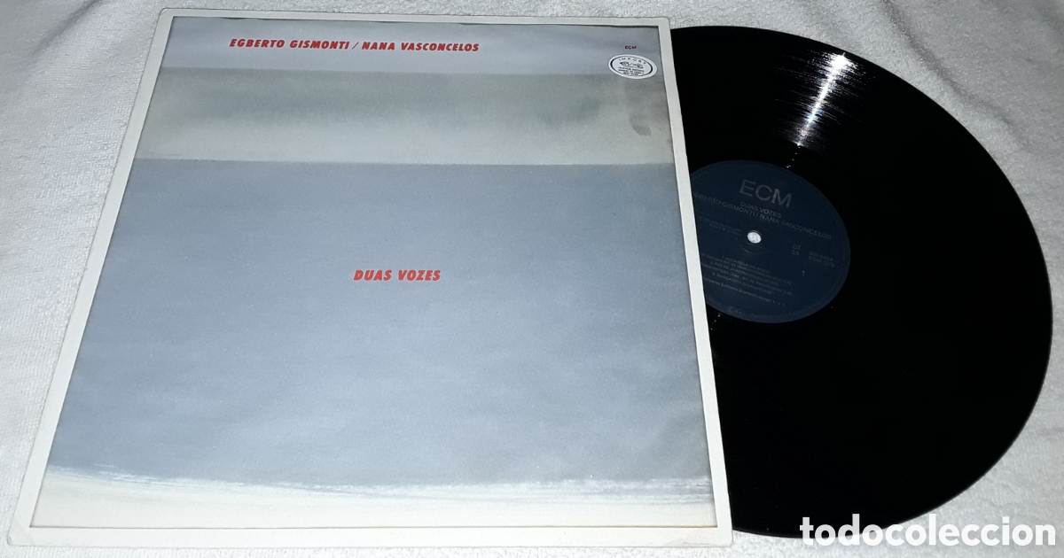 Discos de vinilo: LP - EGBERTO GISMONTI / NANA VASCONCELOS - DUAS VOZES - MADE IN GERMANY - VASCONCELOS / GISMONTI