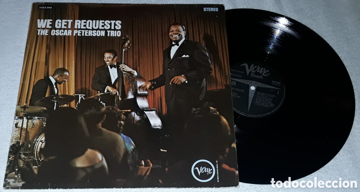 Discos de vinilo: LP - OSCAR PETERSON TRIO - WE GET REQUESTS - MADE IN GERMANY - OSCAR PETERSON