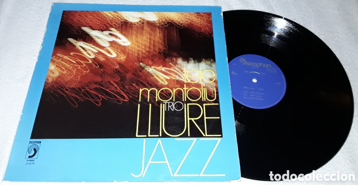 Discos de vinilo: LP - TETE MONTOLIU TRIO - LLIURE JAZZ - 1&deg; EDICI&Oacute;N ESPA&Ntilde;OLA - TETE MONTOLIU