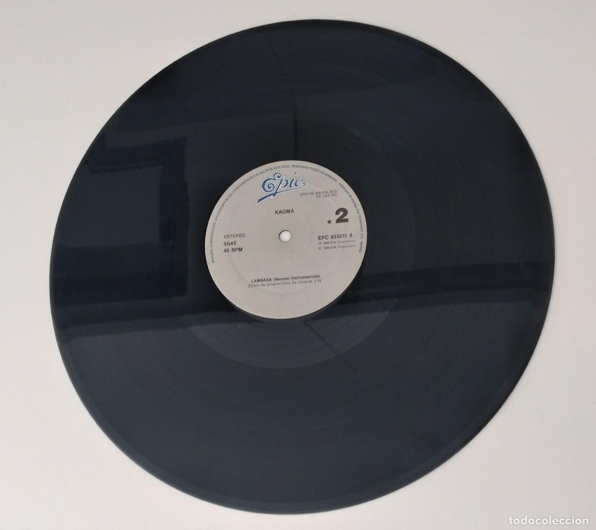 Discos de vinilo: Vinilo: (MAXISINGLE) KAOMA -LAMBADA - Foto 2