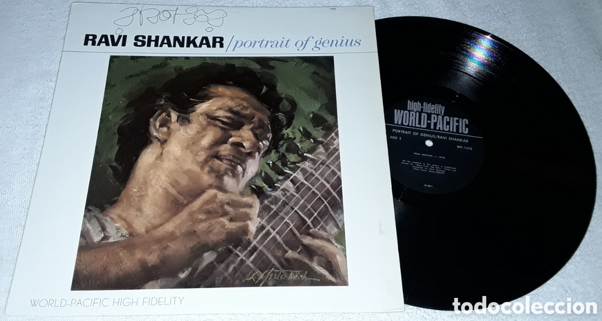 Discos de vinilo: LP - RAVI SHANKAR - PORTRAIT OF GENIUS - MADE IN USA 1965