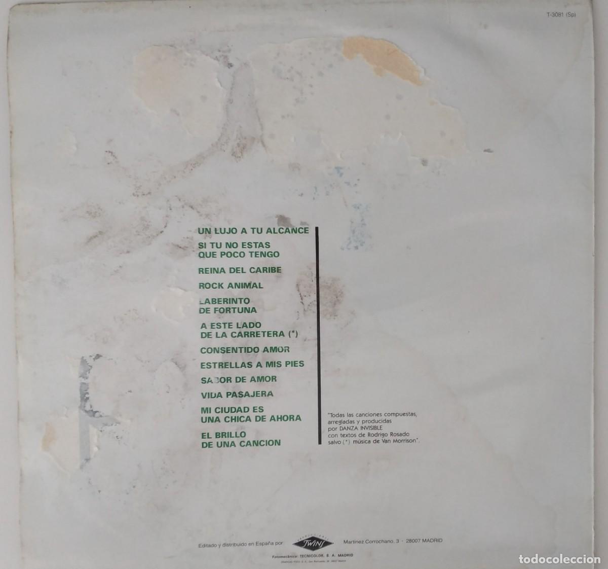 Discos de vinilo: Vinilo: Danza Invisible -A Tu Alcance - Foto 2