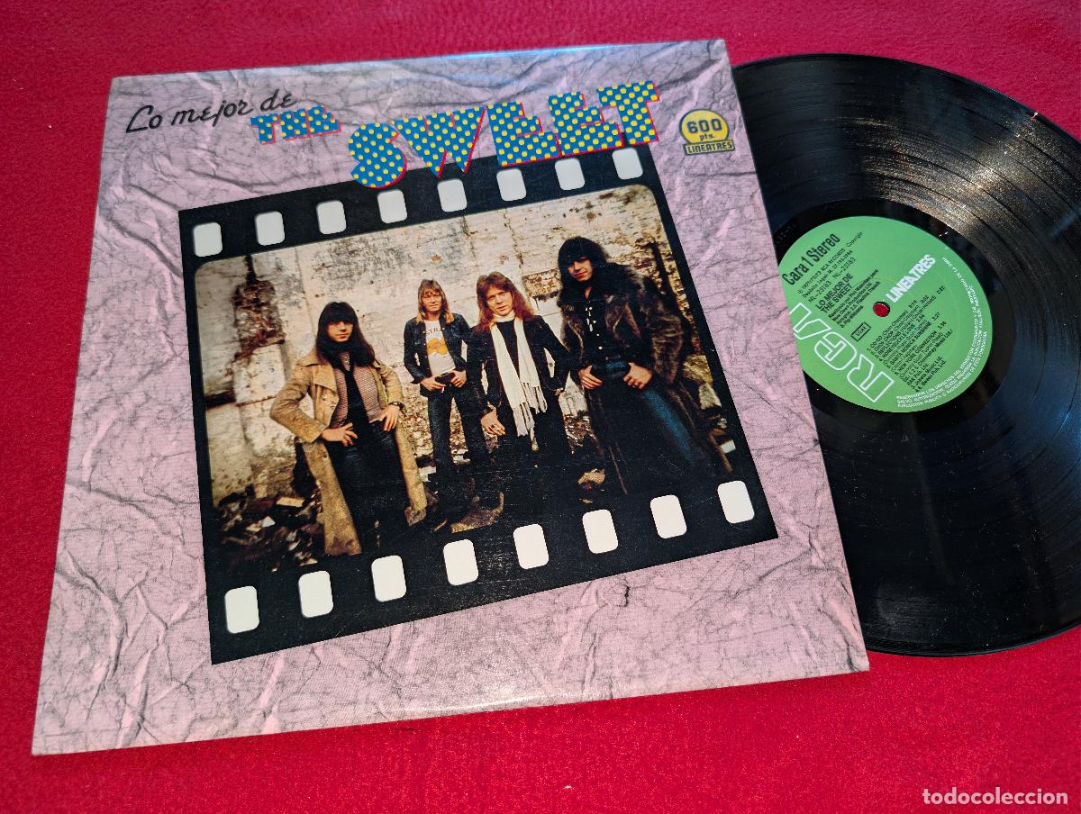 Discos de vinilo: THE SWEET Lo mejor de The Sweet LP 1984 RCA ESPA&Ntilde;A SPAIN ex RARA PORTADA *