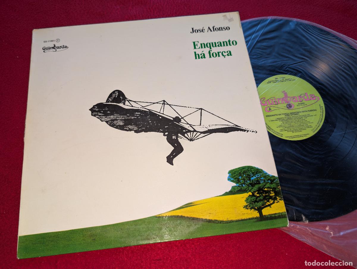 Discos de vinilo: JOSE AFONSO Enquanto ha for&ccedil;a forca LP 1978 Guimbarda ESPA&Ntilde;A SPAIN