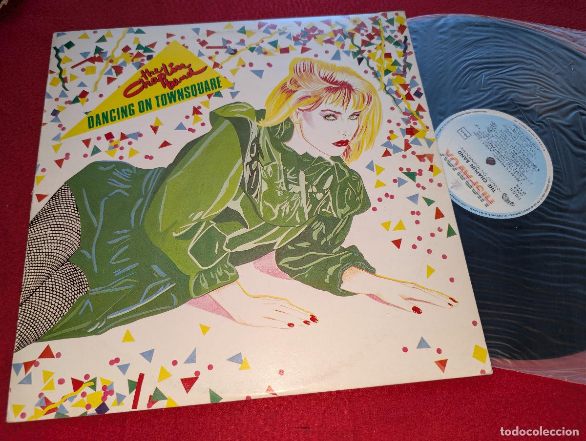 Discos de vinilo: THE CHAPLIN BAND Dancin on townsquare LP 1983 Hispavox ESPA&Ntilde;A SPAIN