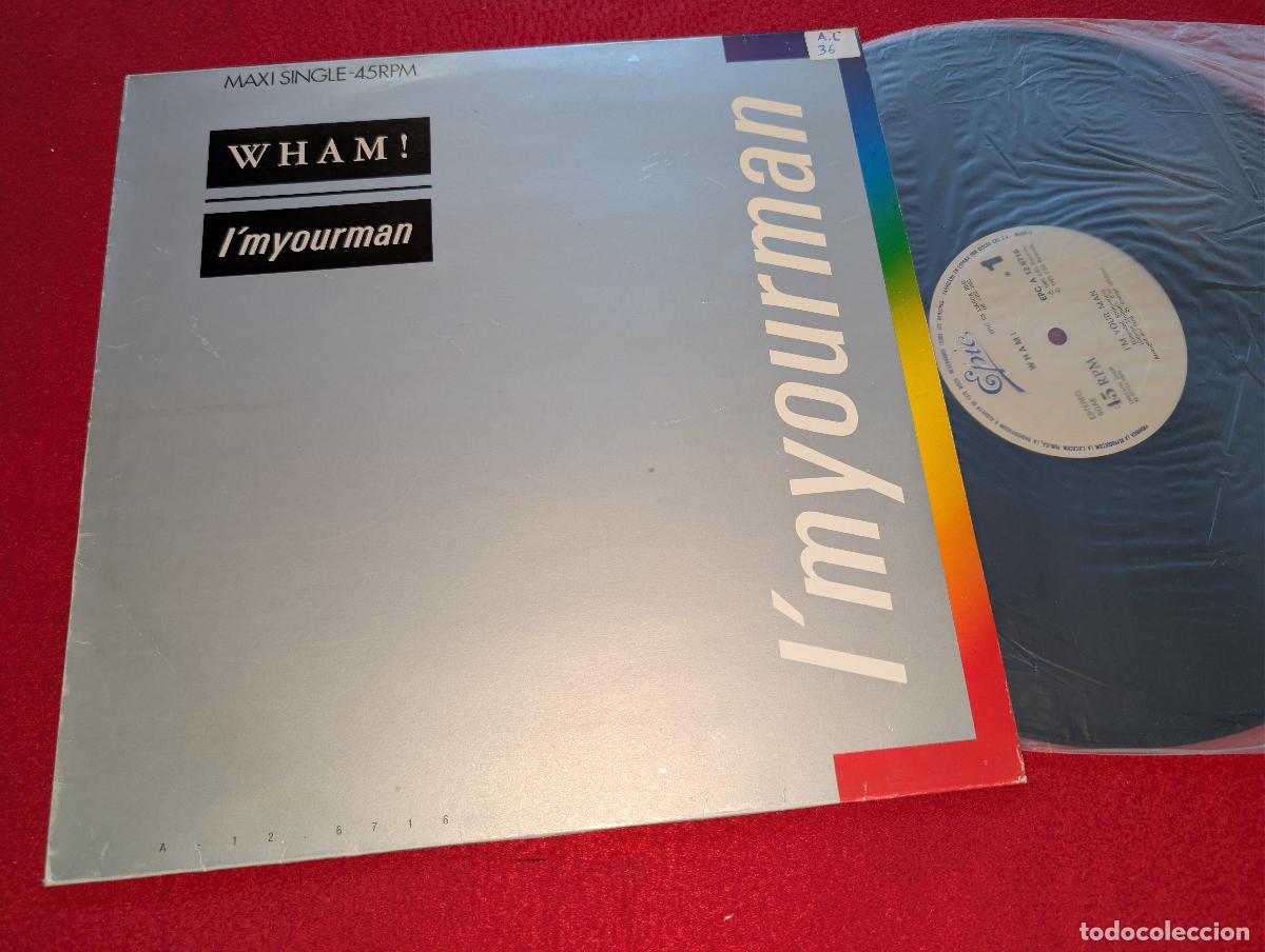 Discos de vinilo: WHAM WHAM! I'm your man/Do It right +1 12'' MX 1985 Epic ESPA&Ntilde;A SPAIN GEORGE MICHAEL