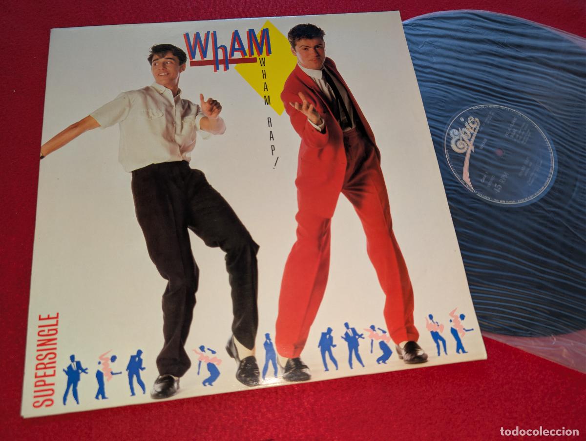 Discos de vinilo: WHAM WHAM! Rap! Social mix/Unsocial mix 12'' MX 1982 Epic ESPA&Ntilde;A SPAIN GEORGE MICHAEL raro