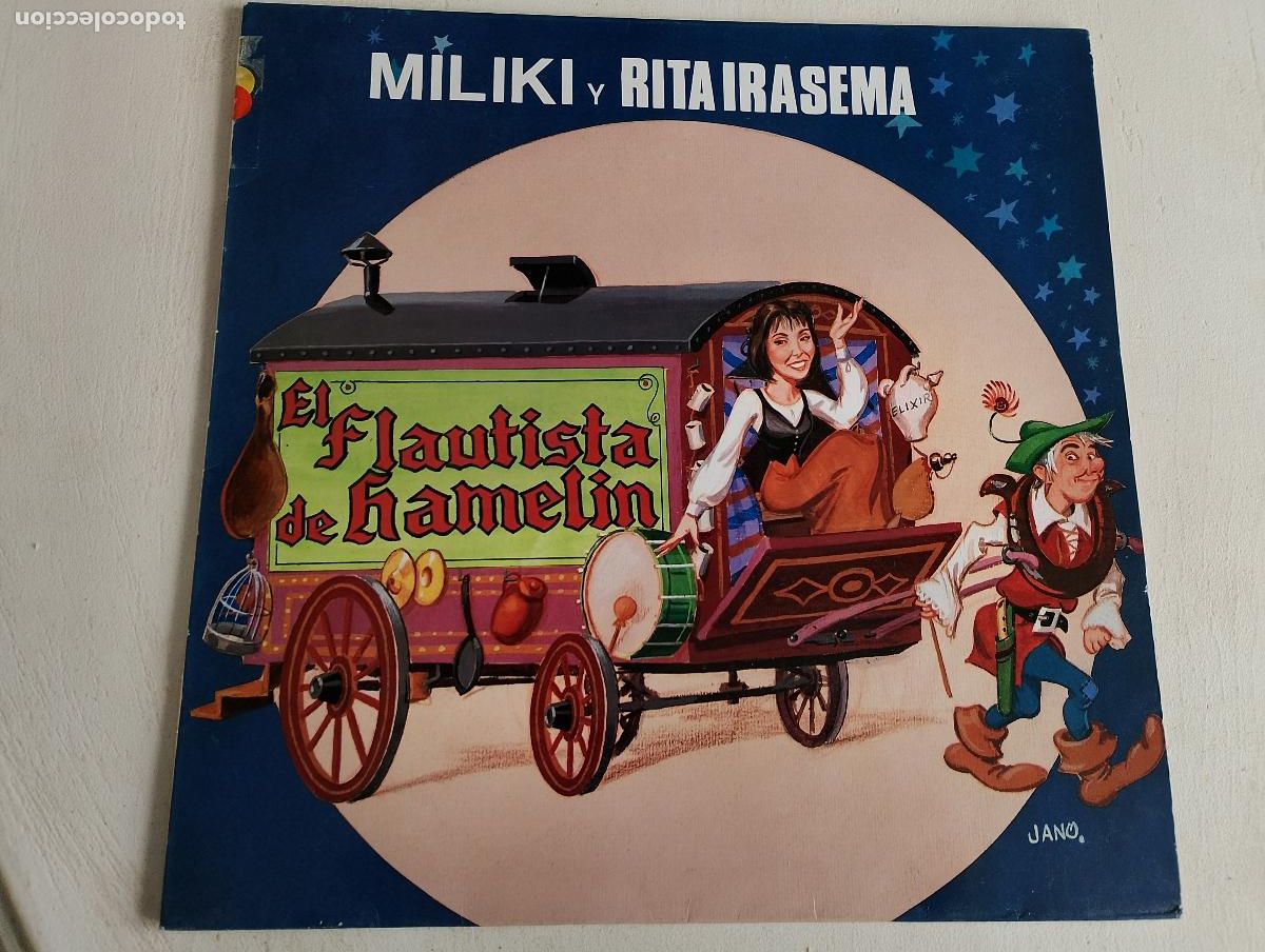 Discos de vinilo: Miliki Y Rita Irasema &lrm;&ndash; El Flautista De Hamelin 1988