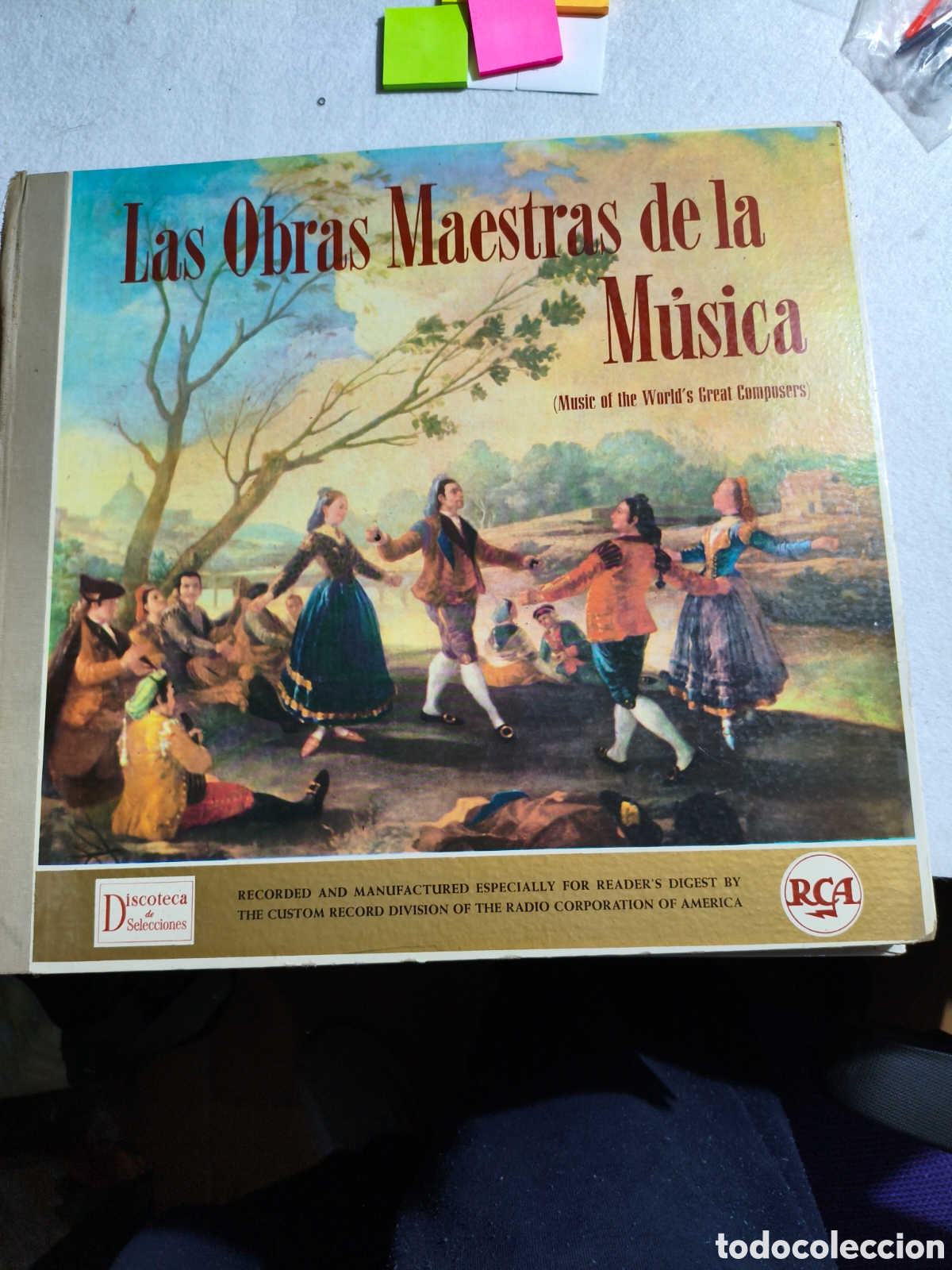 Discos de vinilo: Caja 12 LP - Las Obras Maestras de la M&uacute;sica - Reader's Digest / RCA - Discoteca de Selecciones