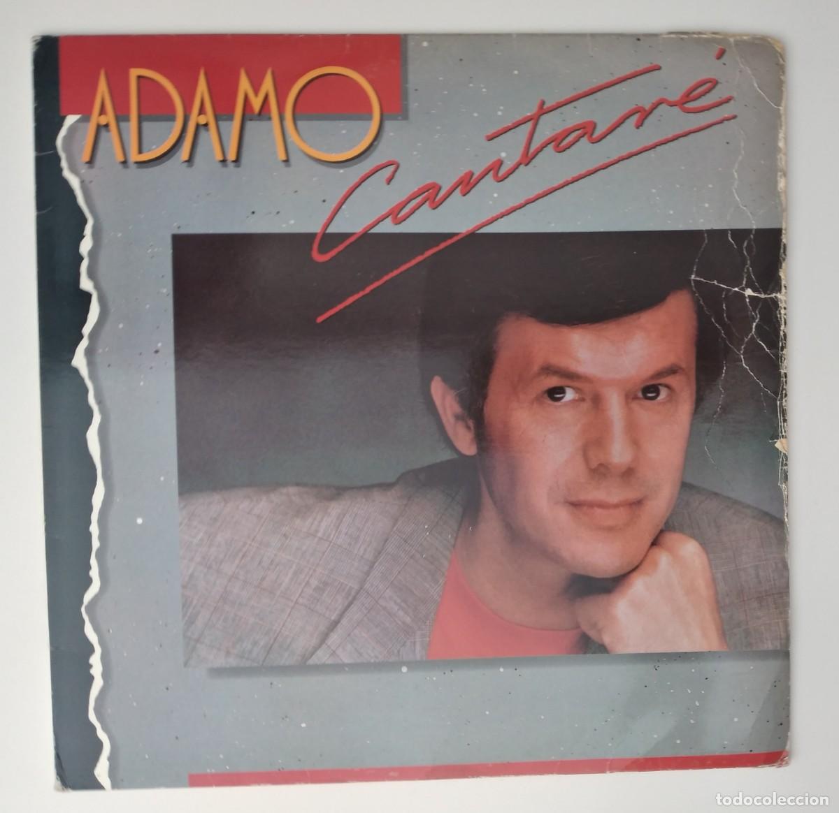 Discos de vinilo: Vinilo: ADAMO - Cantar&eacute; -LP, 1990 - Foto 1