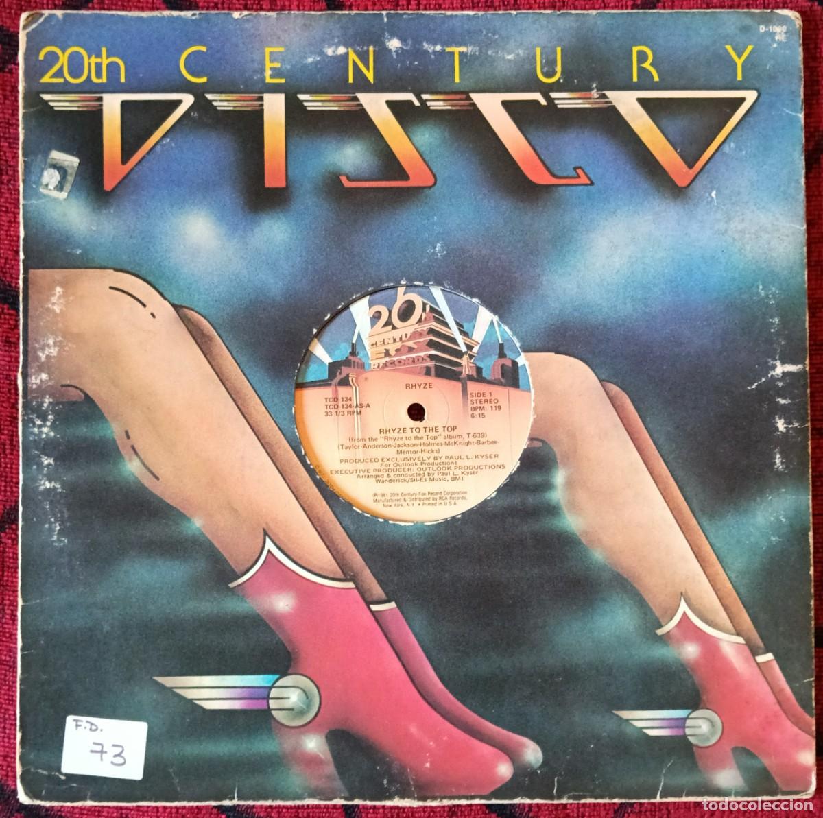 Discos de vinilo: RHYZE ** Rhyze To The Top ** MAXI SINGLE VINILO 1981 USA