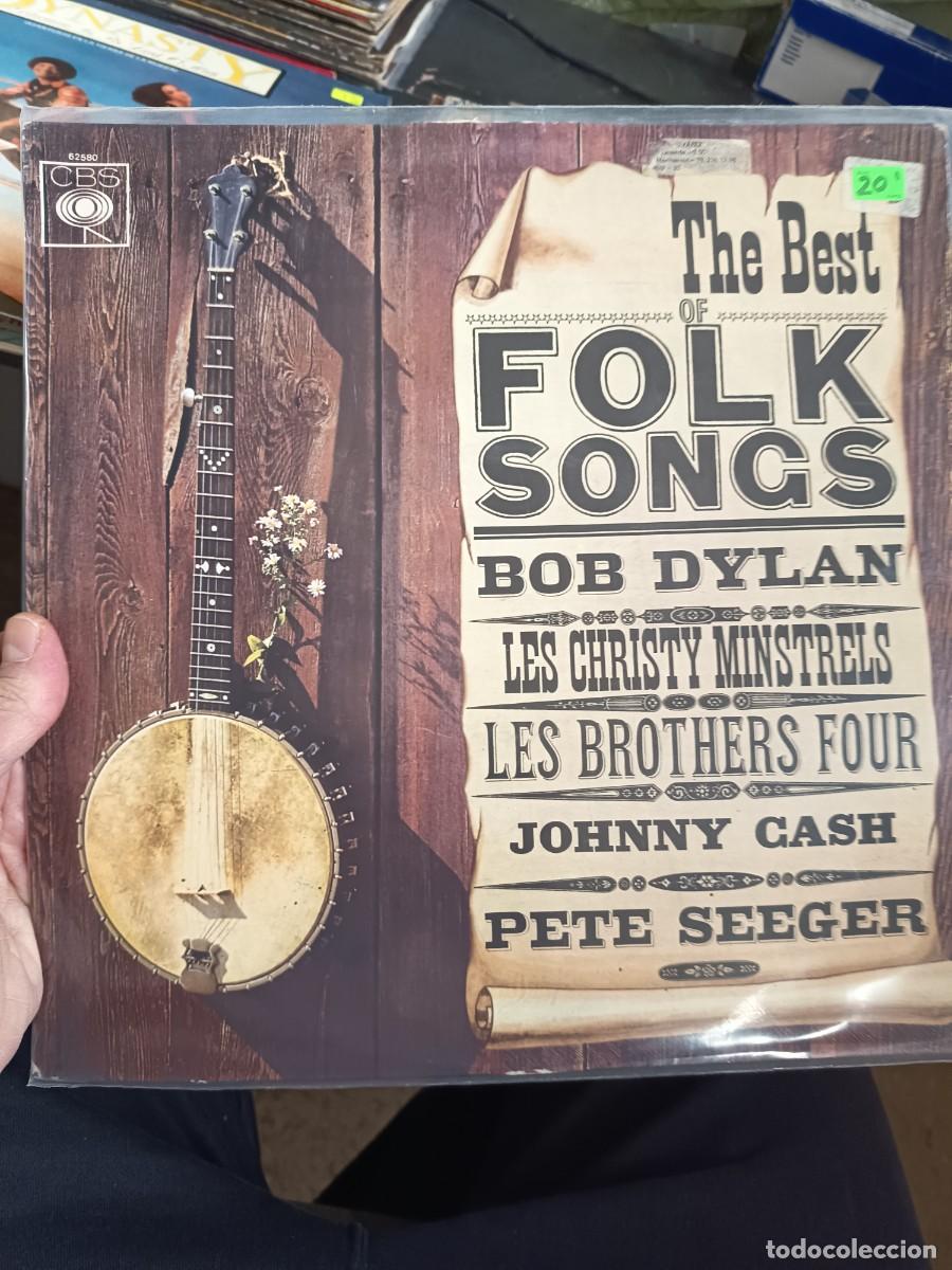 Discos de vinilo: DISCO LP THE BEST FOLK SONGS BOB DYLAN
