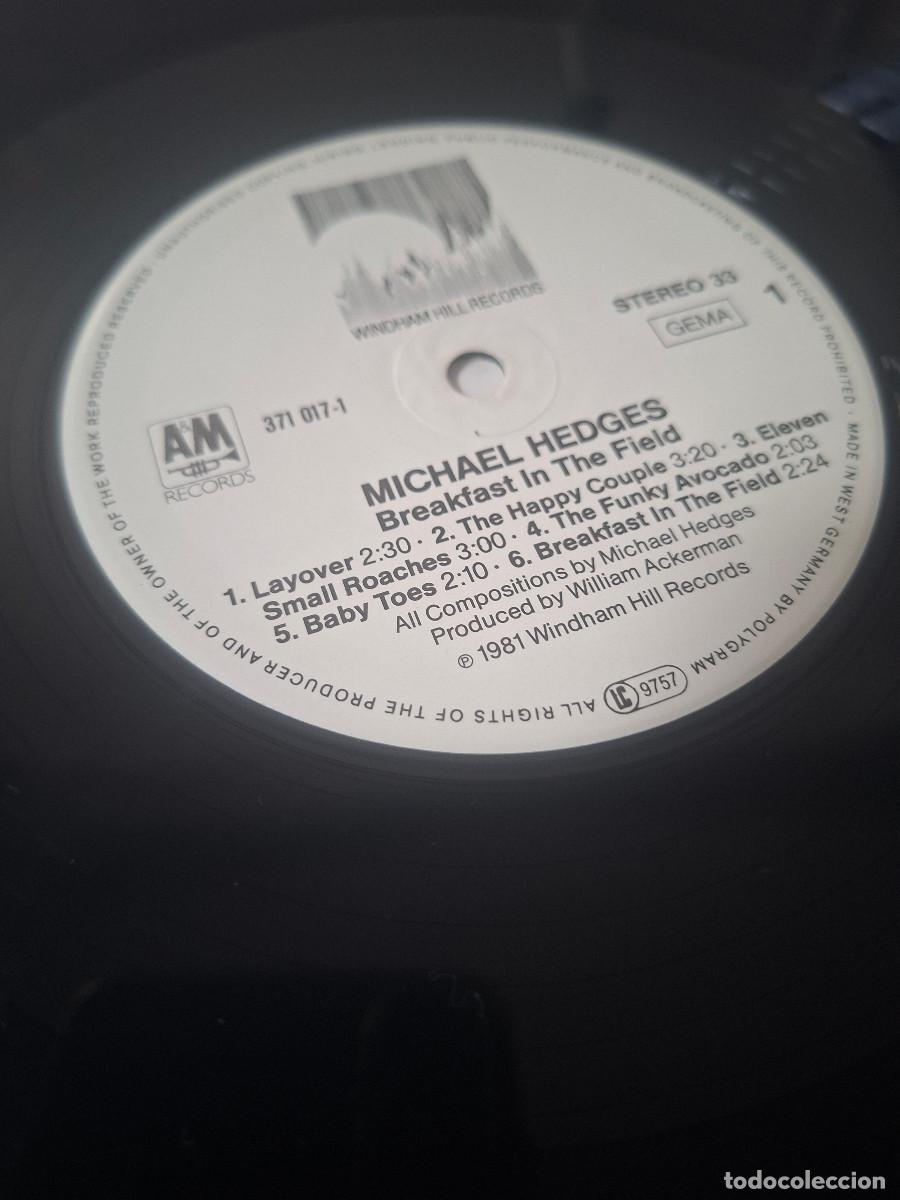 Discos de vinilo: MICHAEL HEDGES - BREAKFAST IN THE FIELD - Foto 4
