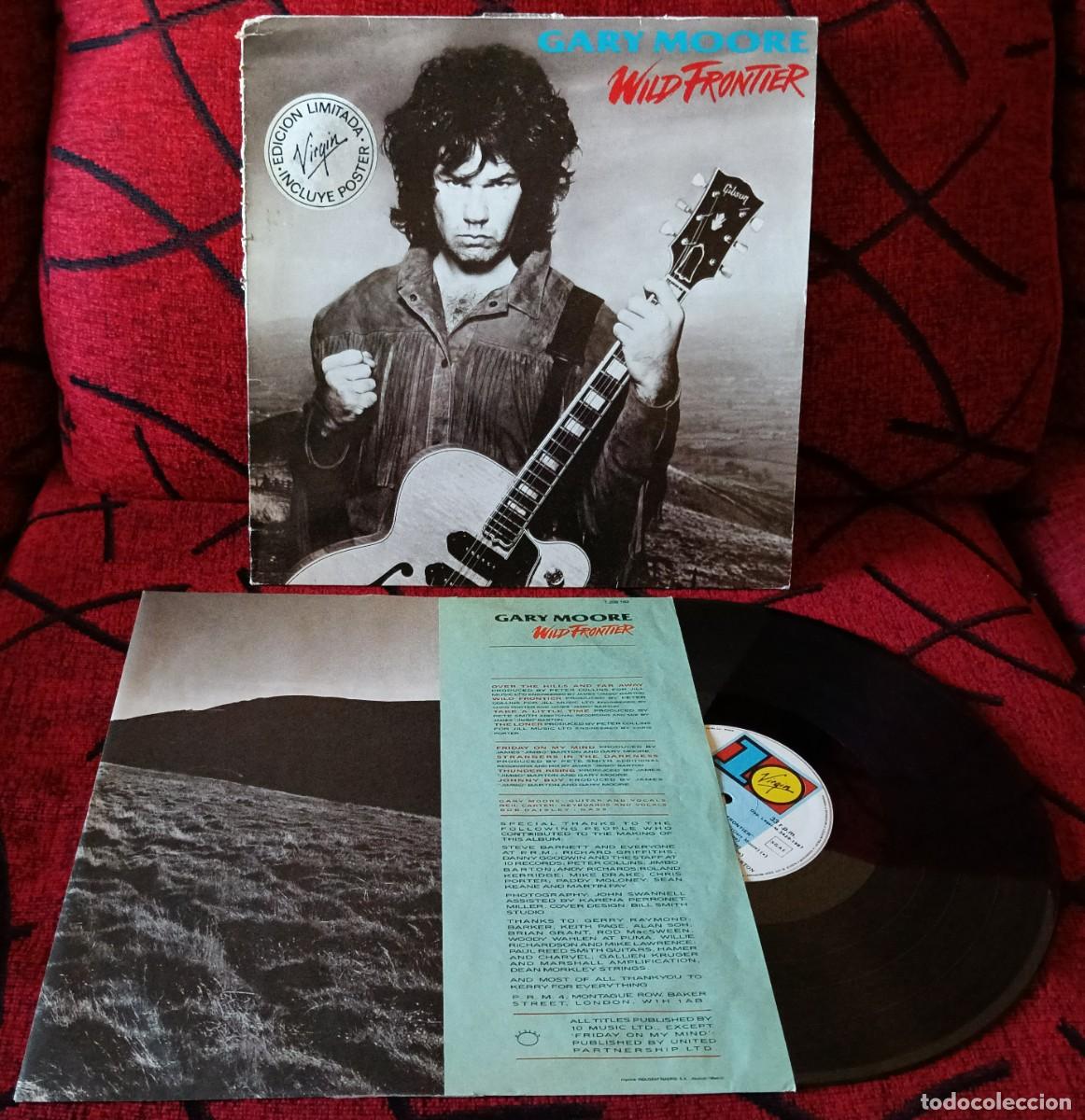 Discos de vinilo: GARY MOORE ** Wild Frontier ** VINILO LP 1987