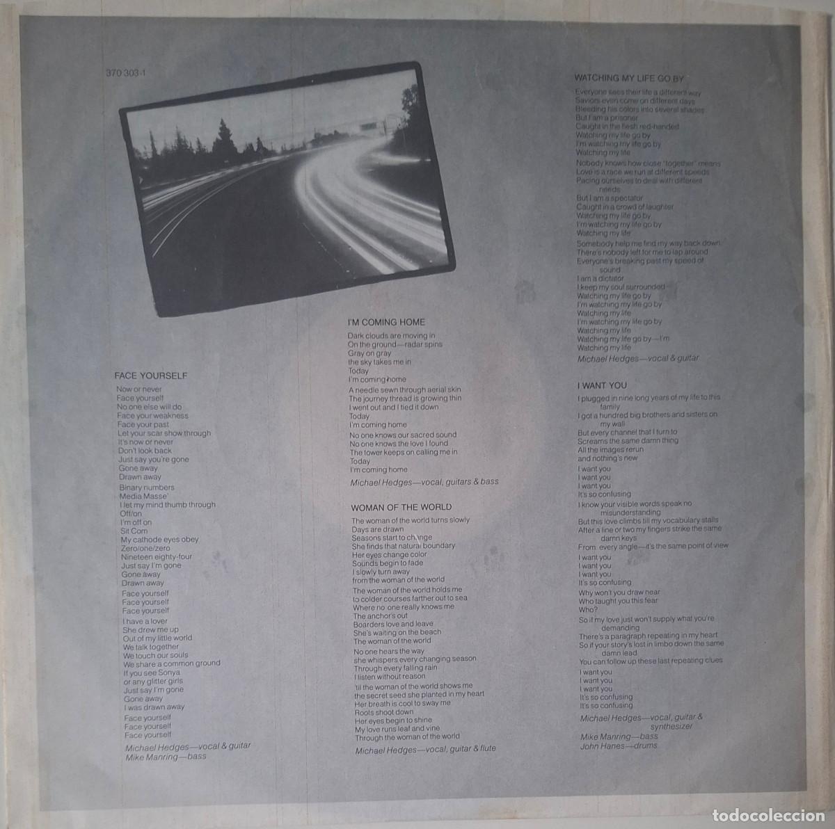 Discos de vinilo: MICHAEL HEDGES - WATCHING MY LIFE GO BY - Foto 3