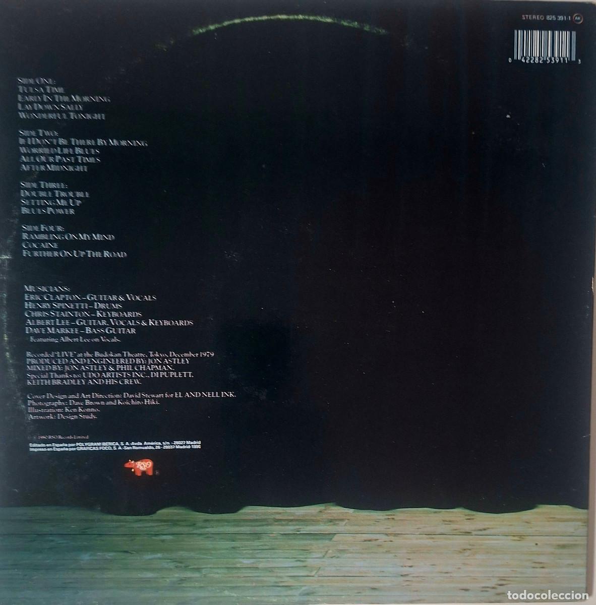 Discos de vinilo: ERIC CLAPTON-JUST ONE NIGHT 2 LPS - Foto 2