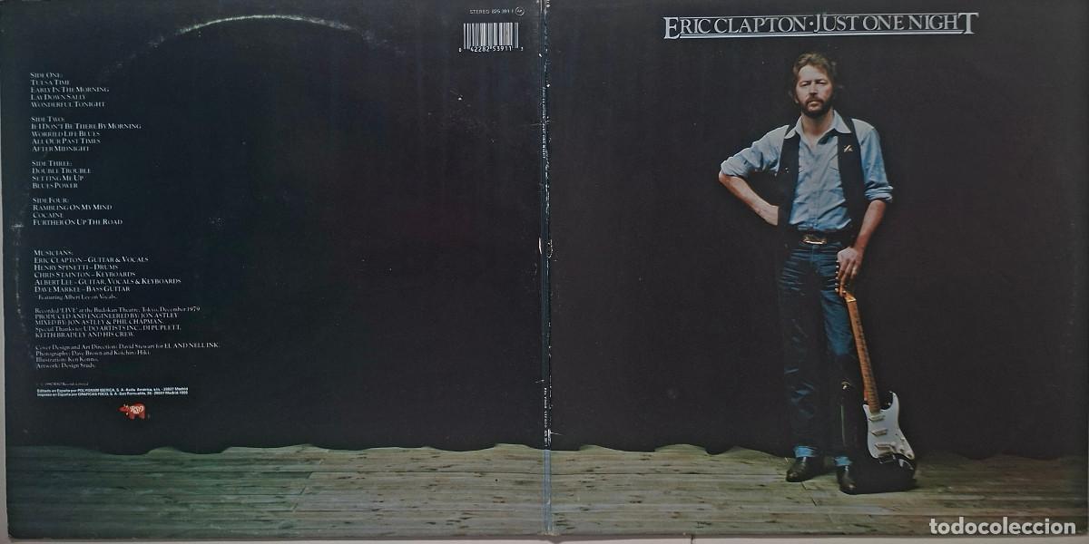Discos de vinilo: ERIC CLAPTON-JUST ONE NIGHT 2 LPS - Foto 3