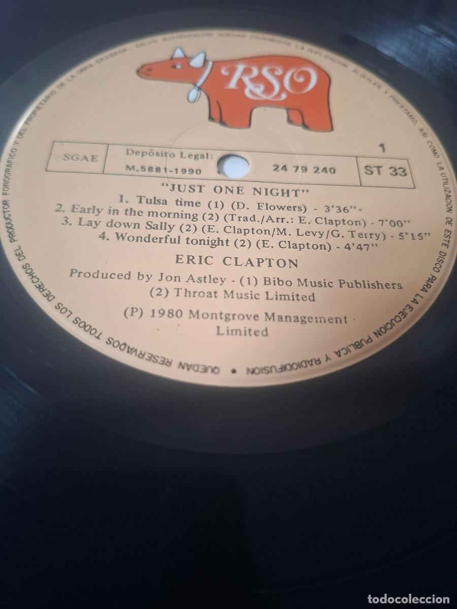 Discos de vinilo: ERIC CLAPTON-JUST ONE NIGHT 2 LPS - Foto 5