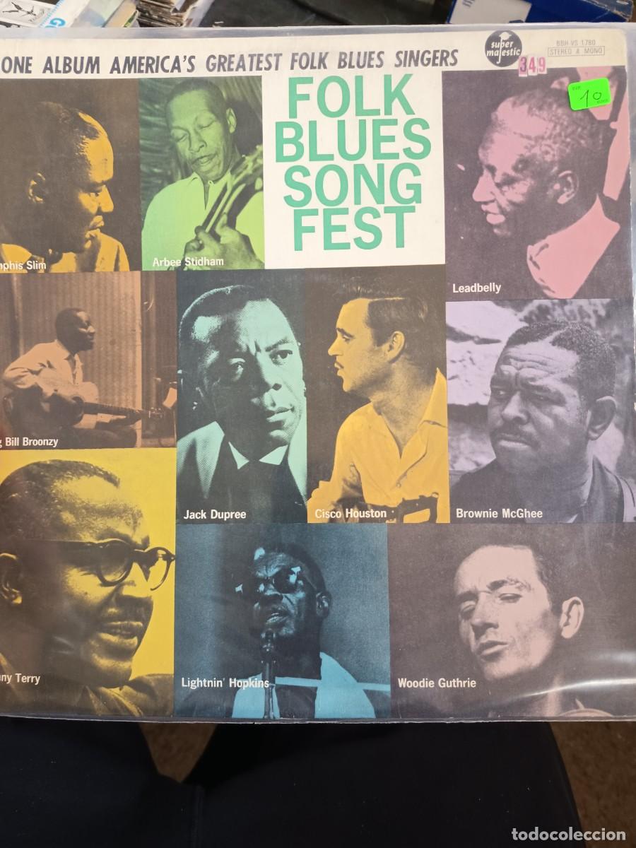 Discos de vinilo: DISCO LP FOLK BLUES SONGS FEST,( MADE IN HOLLAND)