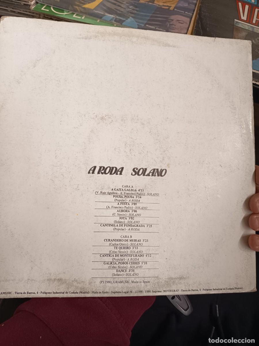 Discos de vinilo: DISCO LP 1 EDICION SOLANO A RODA ,( Galicia) - Foto 2