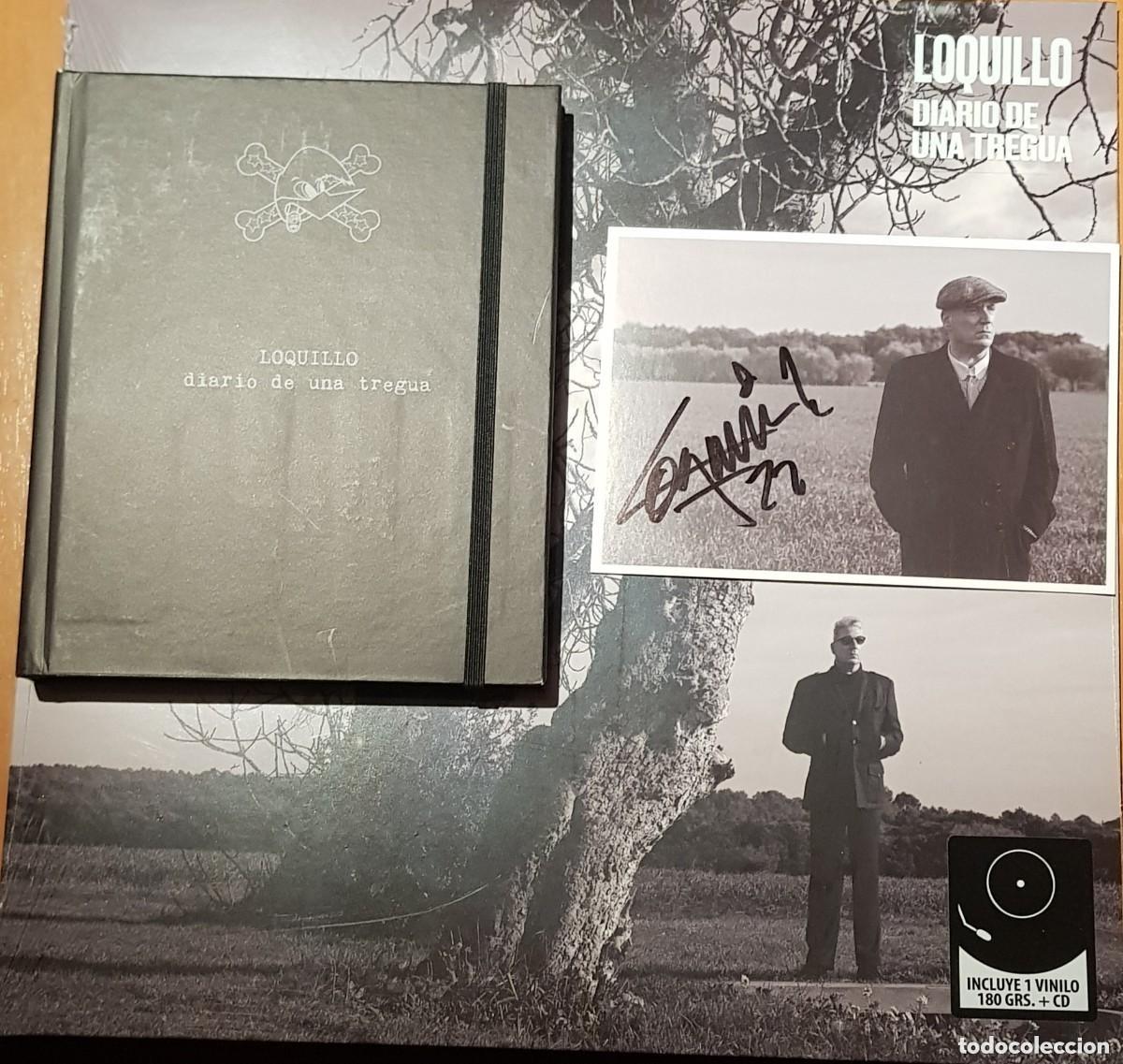 Discos de vinilo: LOQUILLO - DIARIO DE UNA TREGUA (DRO 2022) LP + CD + AGENDA + POSTAL FIRMADA. EDICION MUY LIMITADA