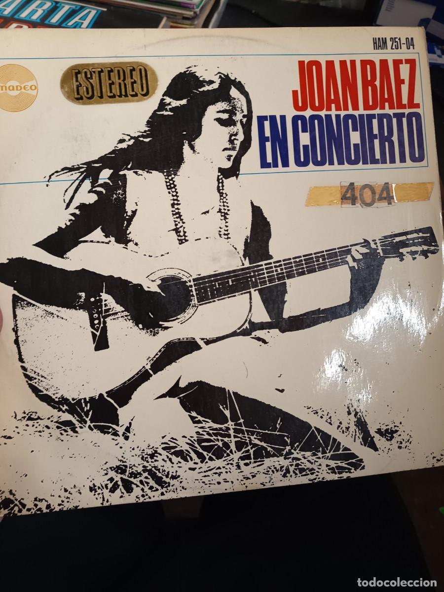 Discos de vinilo: DISCO LP JOAN BAEZ EN CONCIERTO - Foto 1