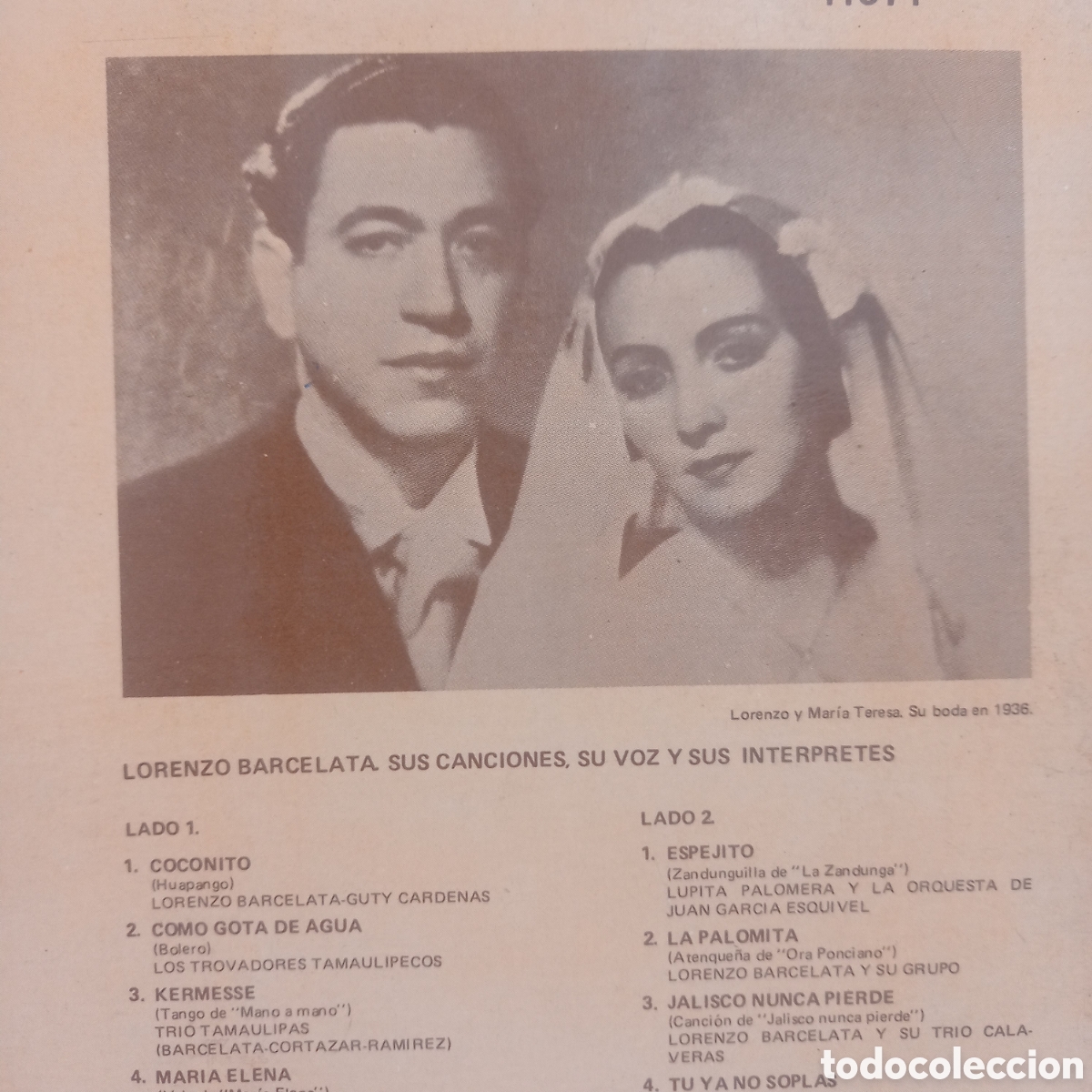 Discos de vinilo: Lp lorenzo barcelata vinyl record - Foto 6