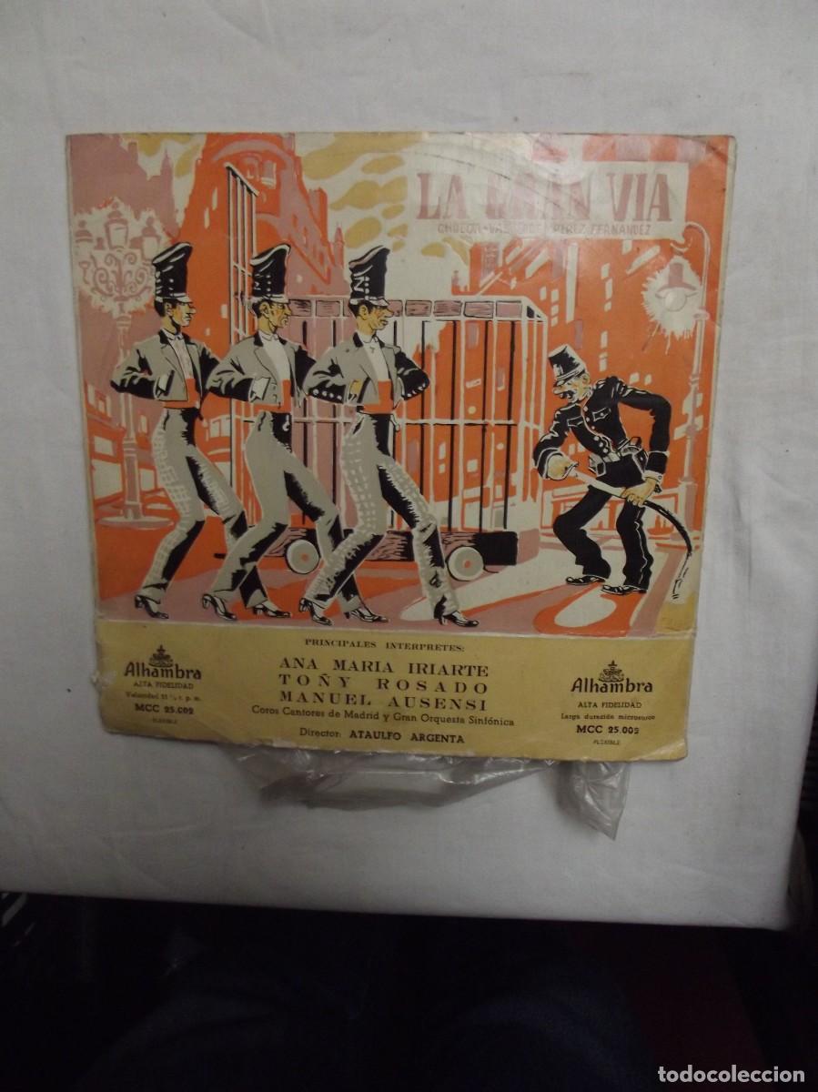 Discos de vinilo: LP LA GRAN VIA ANA MARIA IRIARTE , TONY ROSADO, MANUEL AUSENSI ( NO PUEDO PROBARLO )