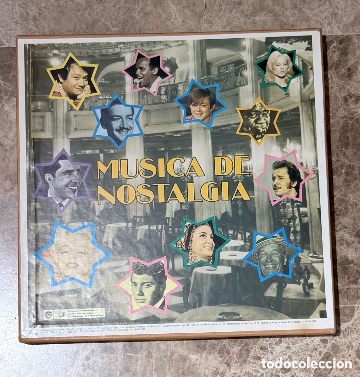 Discos de vinilo: Caja 8 LPS M&uacute;sica De Nostalgia RCA 1978