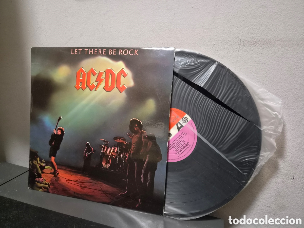 Discos de vinilo: ANTIGUO LP AC/DC AC DC LET THERE BE ROCK ORIGINAL