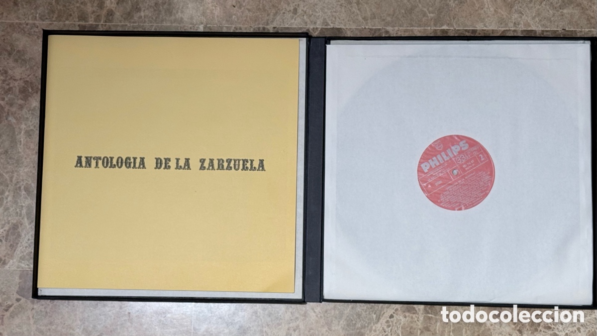 Discos de vinilo: Antolog&iacute;a de la Zarzuela - Orquesta RTVE - Foto 3