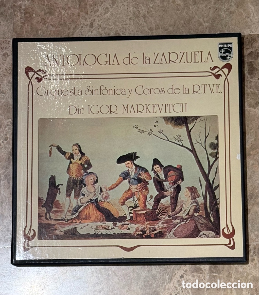 Discos de vinilo: Antolog&iacute;a de la Zarzuela - Orquesta RTVE - Foto 1
