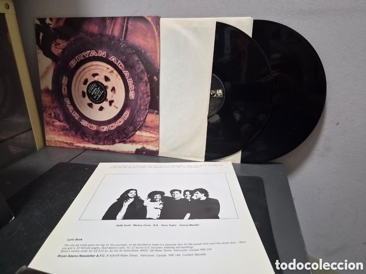 Discos de vinilo: ANTIGUO LP BRYAN ADAMS SO FEAR SO GOOD ORIGINAL