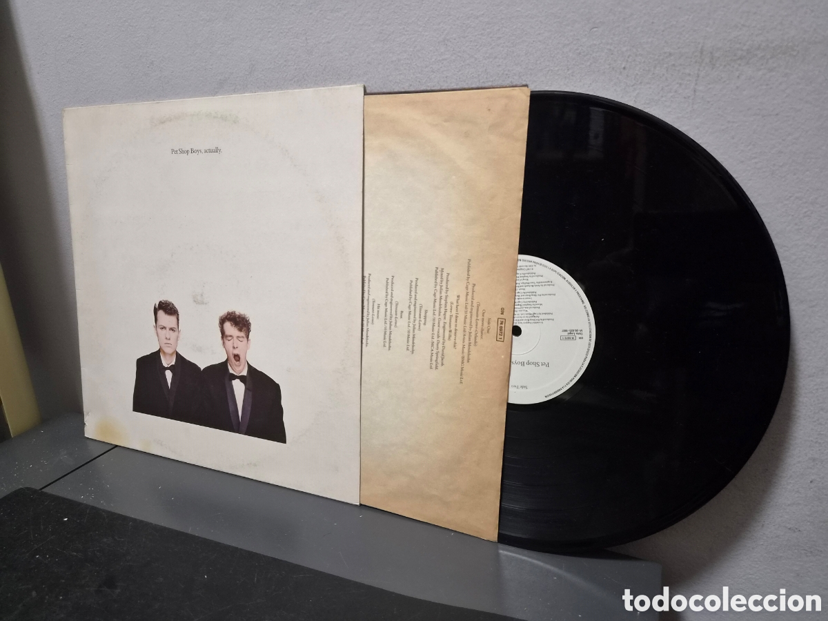 Discos de vinilo: ANTIGUO LP PET SHOP BOYS ACTUALLY ORIGINAL