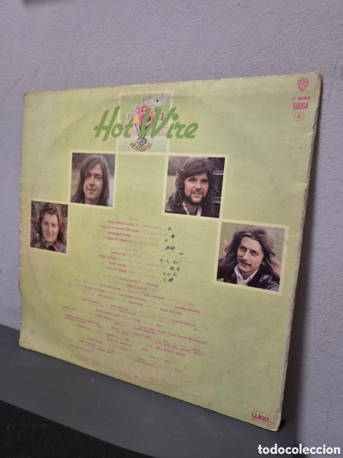 Discos de vinilo: ANTIGUO LP TRAPEZE HOT WIRE ORIGINAL - Foto 2